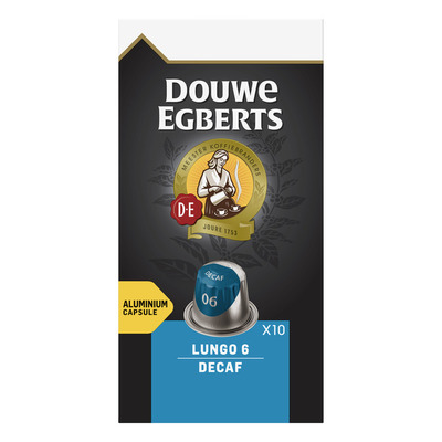 Douwe Egberts Lungo decaf koffiecups