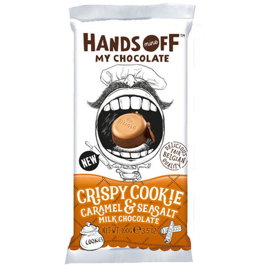 Hands Off Crispy cookie caramel & seasalt milk