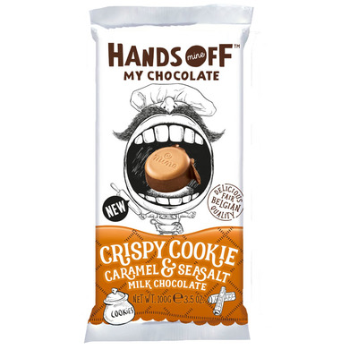 Hands Off Crispy cookie caramel & seasalt milk