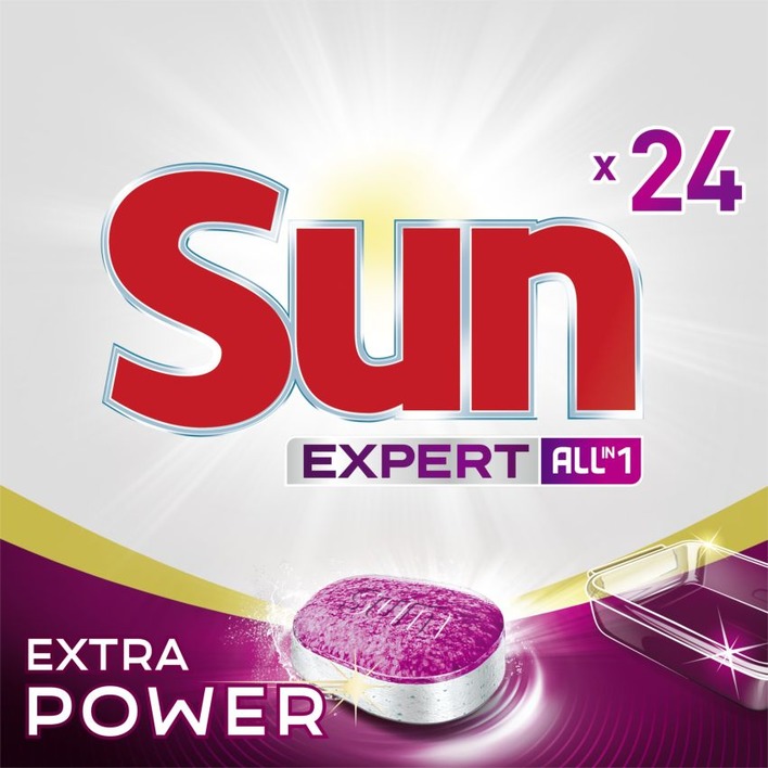 Sun All-in-1 vaatwastabletten extra power