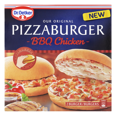 Dr. Oetker Pizzaburger BBQ chicken