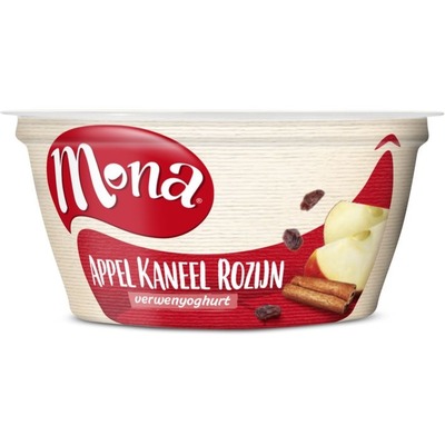 Mona Verwenyoghurt appel kaneel rozijn