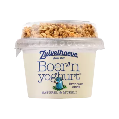 Zuivelhoeve Boer'n Yoghurt Naturel & Muesli