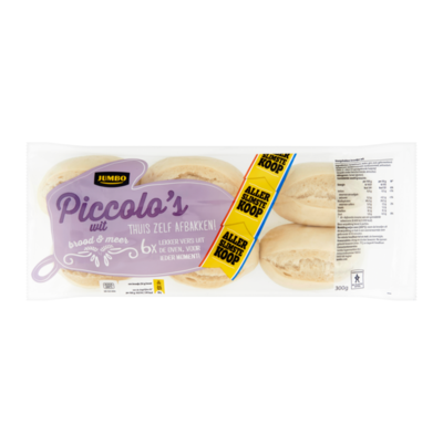 Huismerk Piccolo's Wit Allerslimste Koop 6 Stuks