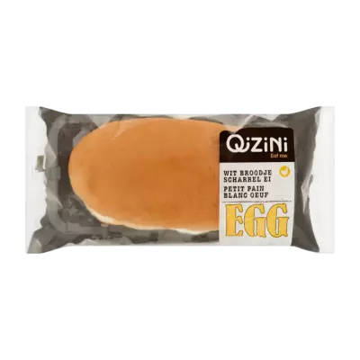 Qizini Wit Broodje Scharrel Ei