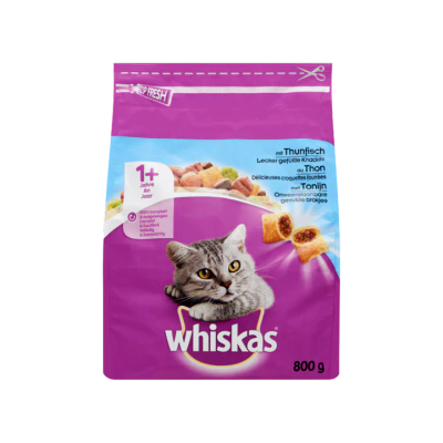 Whiskas Kattenvoer Droog Tonijn 1+