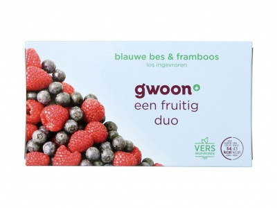 Huismerk Blauwe bessen/framboos