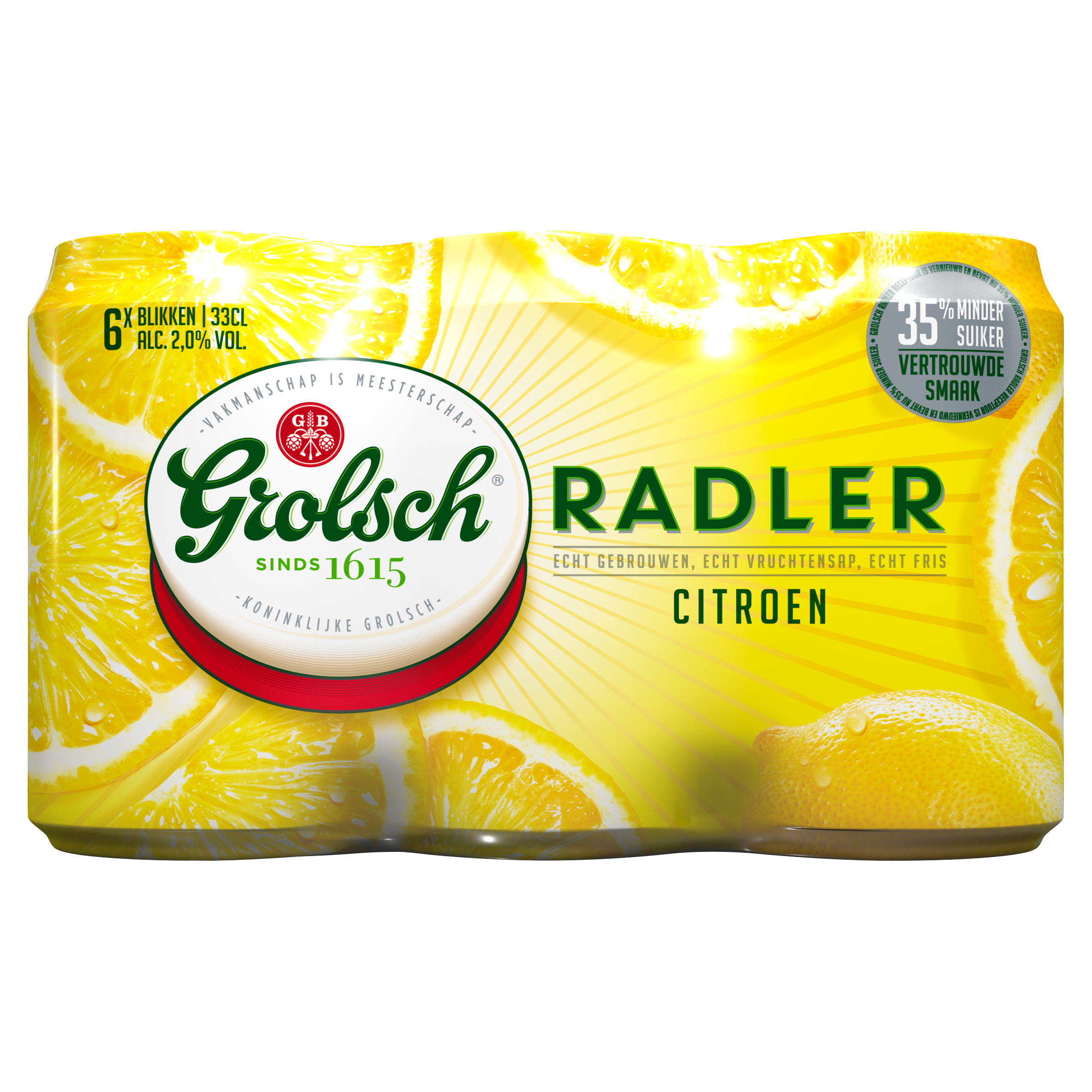 Grolsch Radler Citroen Blik 6 x 33 cl