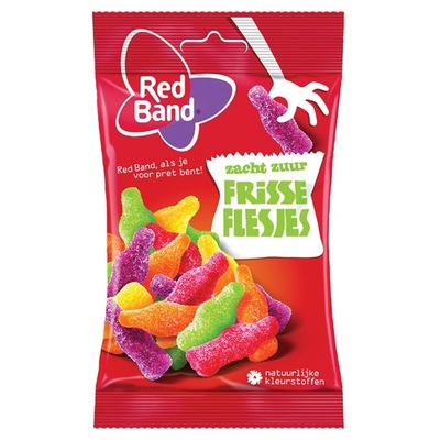 Red Band Snoep Frisse flesjes