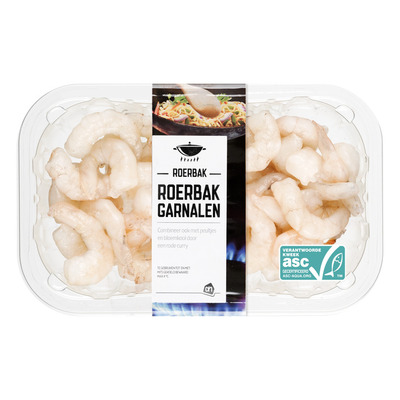 Huismerk Roerbak garnalen naturel