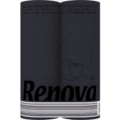 Renova Toiletpapier zwart