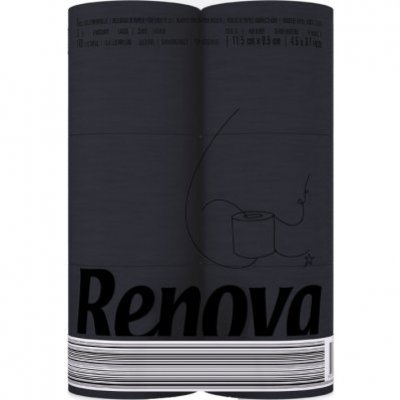 Renova Toiletpapier zwart
