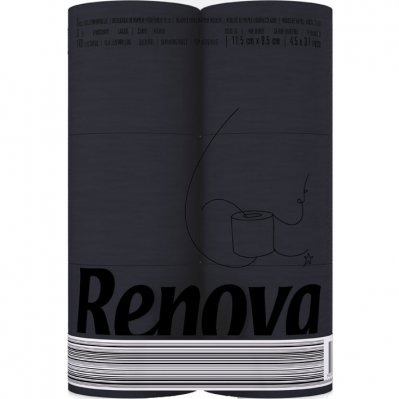 Renova Toiletpapier zwart