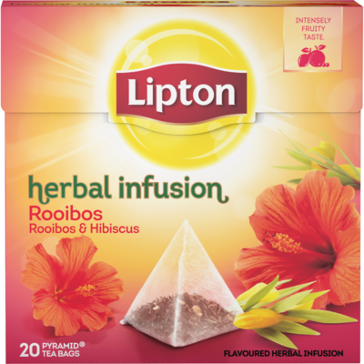 Lipton Rooibos & hibiscus 20 stuks