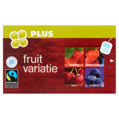 Huismerk Thee Fruitvariatie Rood 2gr Fairtrade
