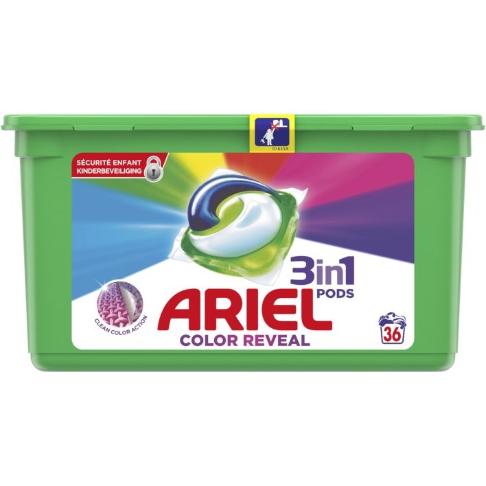 Ariel 3in1 pods kleur&stijl wasmiddel capsules