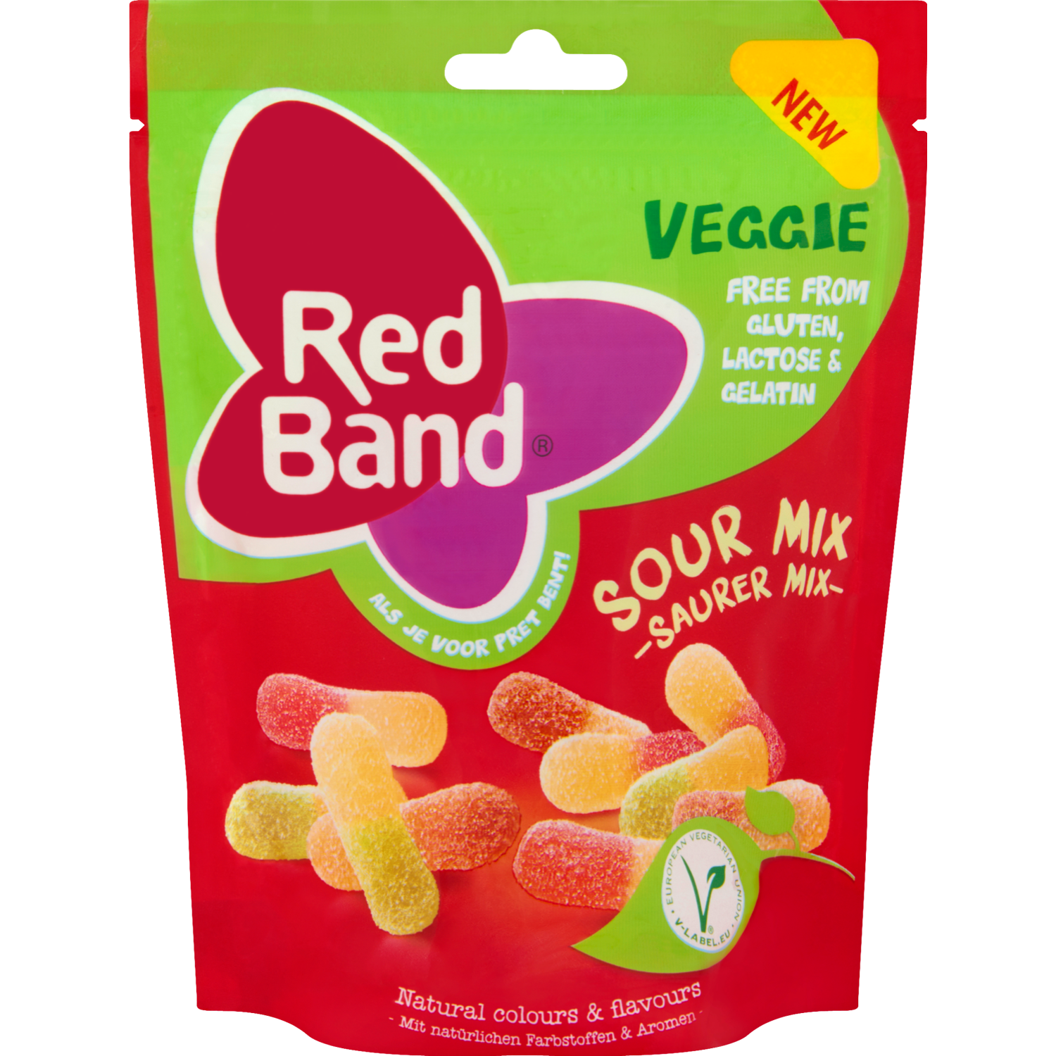 Red Band Veggie sour mix