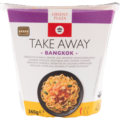 Orient plaza Bangkok noedels kip sweet chili