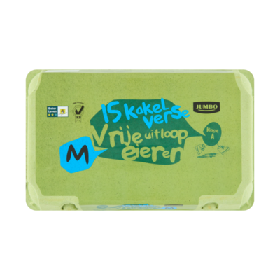 Huismerk 15 Kakel Verse Vrije Uitloopeieren M