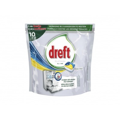 Dreft Vaatwastablet platinum lemon