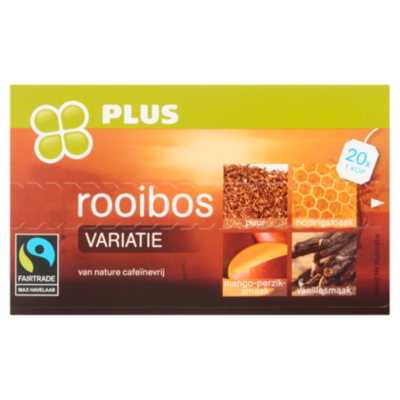 Huismerk Thee Rooibos Variatie Fairtrade