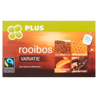 Huismerk Thee Rooibos Variatie Fairtrade