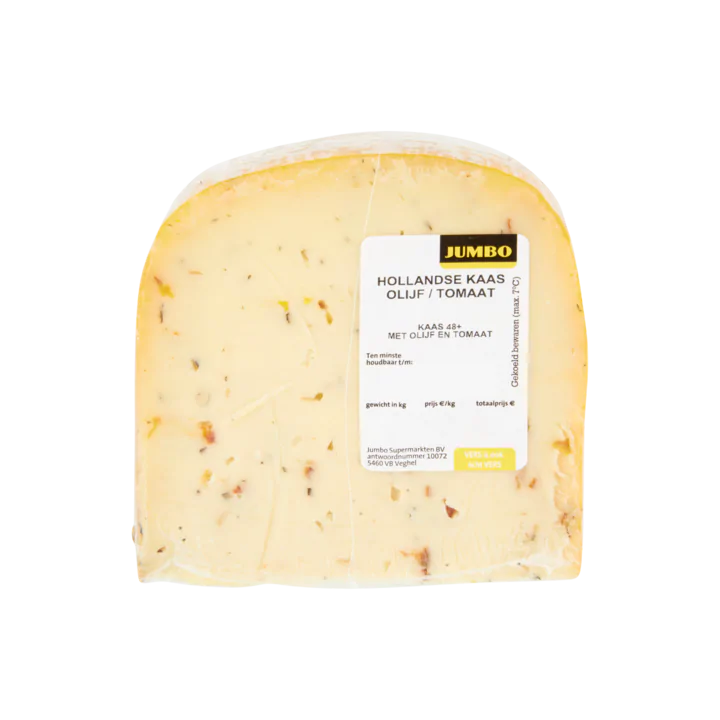 Huismerk Hollandse Kaas Olijf / Tomaat 48+