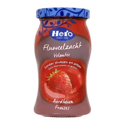 Hero Fluweelzacht Aardbeienjam