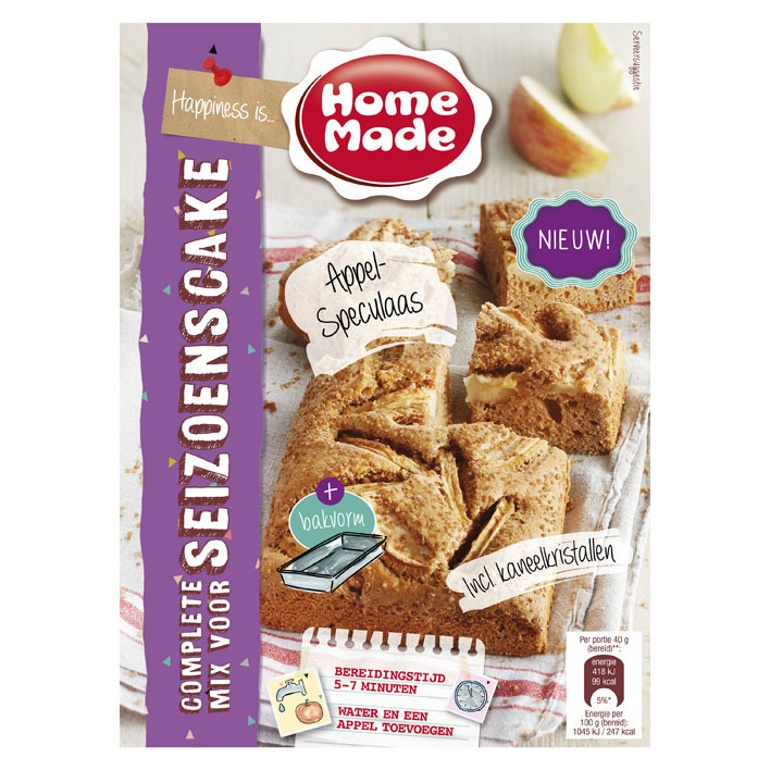 Homemade Mix voor seizoenscake appel-speculaas