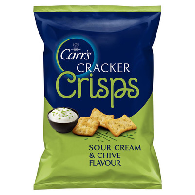 Carr's Crackers crisps sour cream chive