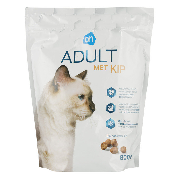 Huismerk Premium brokken adult met kip