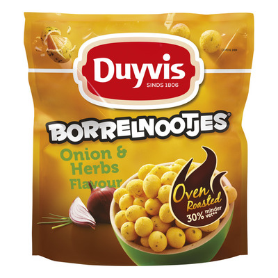 Duyvis Oven roasted borrelnootjes kruiden & ui