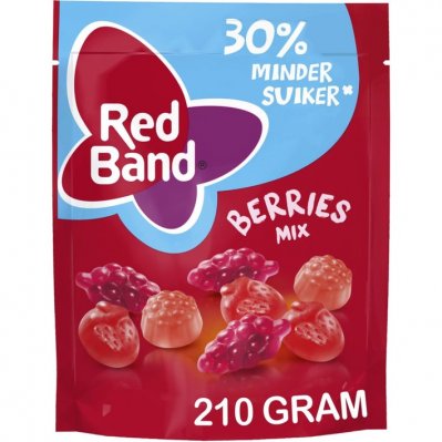 Red Band Berries mix 30% minder suiker