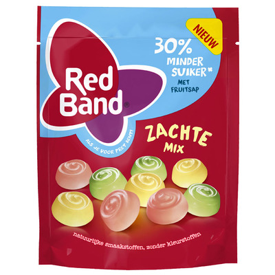 Red Band Zachte winegummix 30% minder suiker
