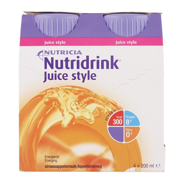 Nutricia Juice Style Sinaas 4x200 ml