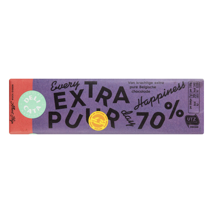 Huismerk Reep extra puur 70%
