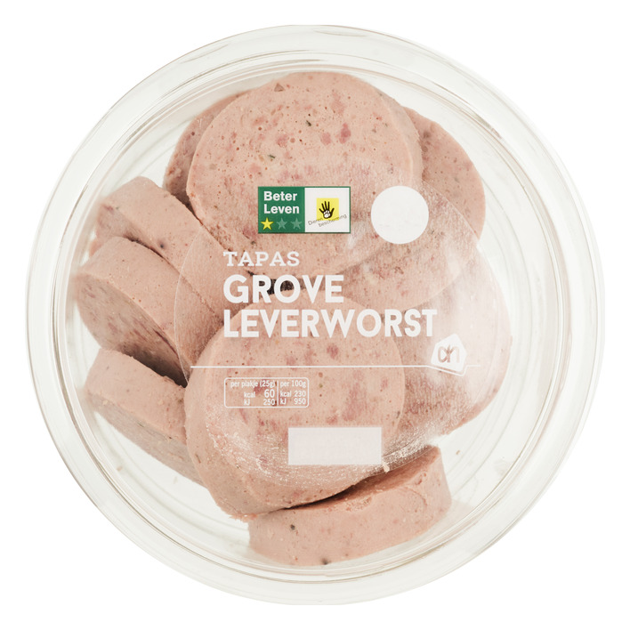 Huismerk Grove leverworst