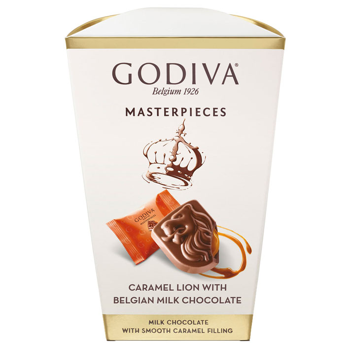 Godiva Masterpieces box caramel lion