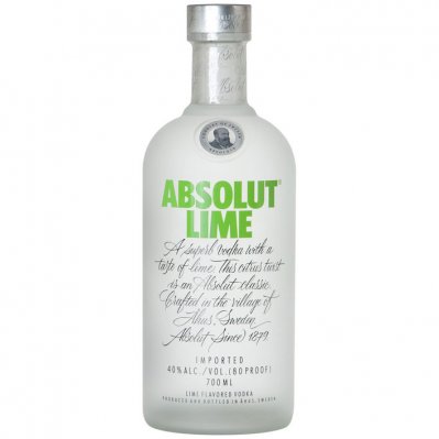Absolut Lime flavored vodka