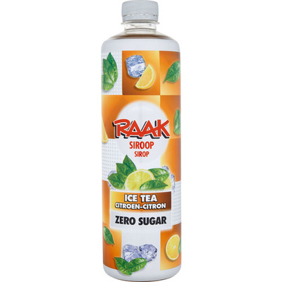 Raak Vruchtensiroop zero ice tea