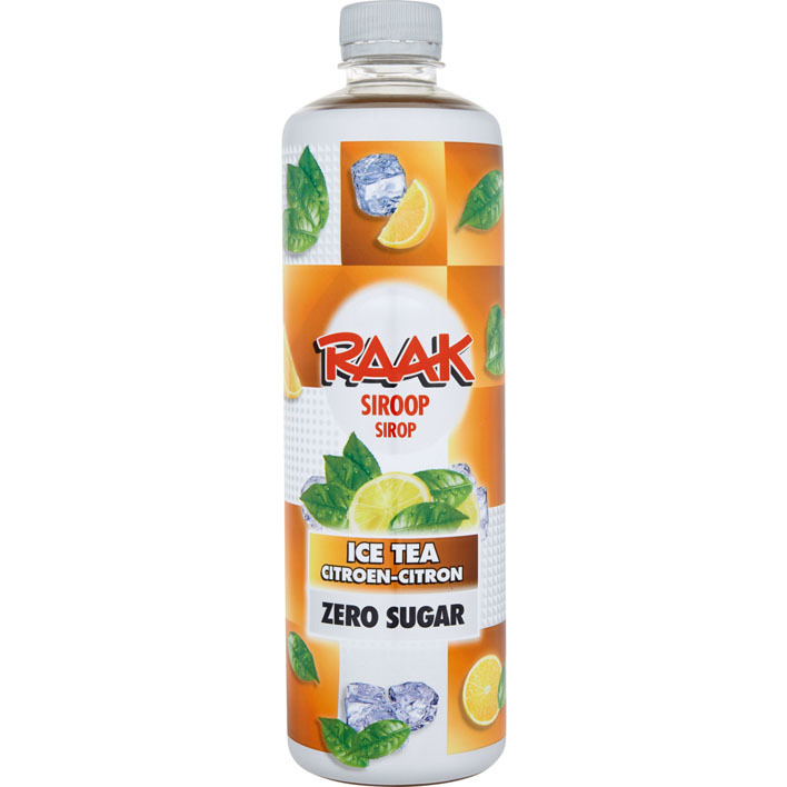 Raak Vruchtensiroop zero ice tea
