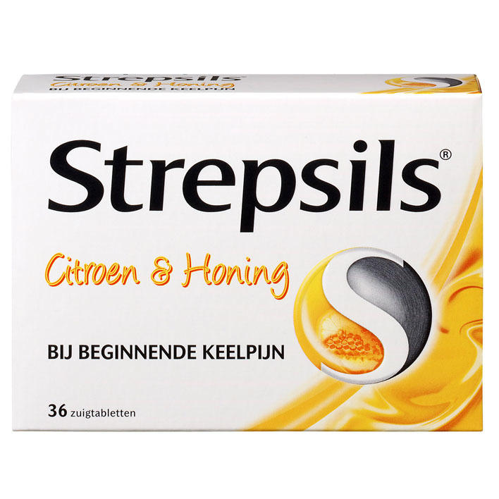 Strepsils Citroen honing zuigtabletten