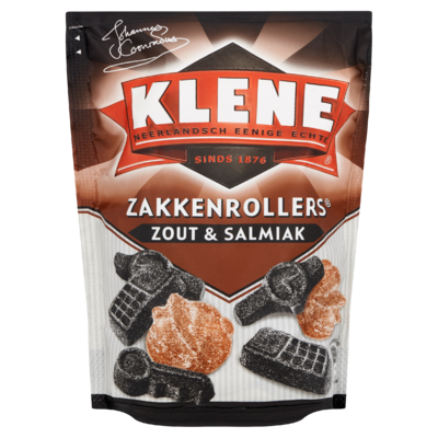 Klene Zakkenrollers Zout & Salmiak 250 g