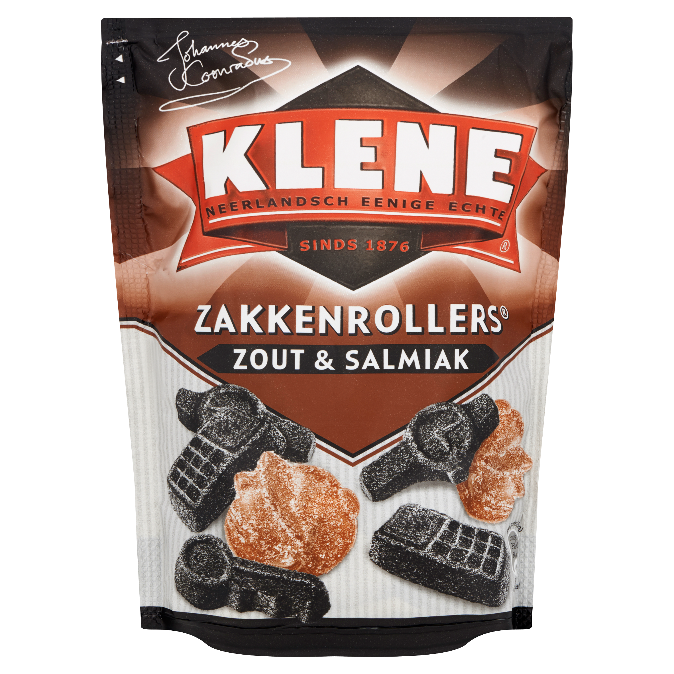 Klene Zakkenrollers Zout & Salmiak 250 g