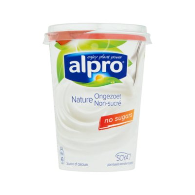Alpro Plantaardige Variatie op Yoghurt Naturel Ongezoet