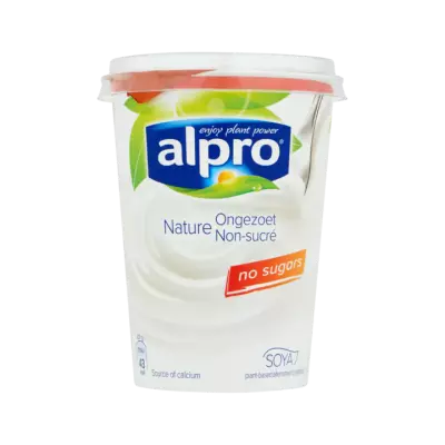 Alpro Plantaardige Variatie op Yoghurt Naturel Ongezoet
