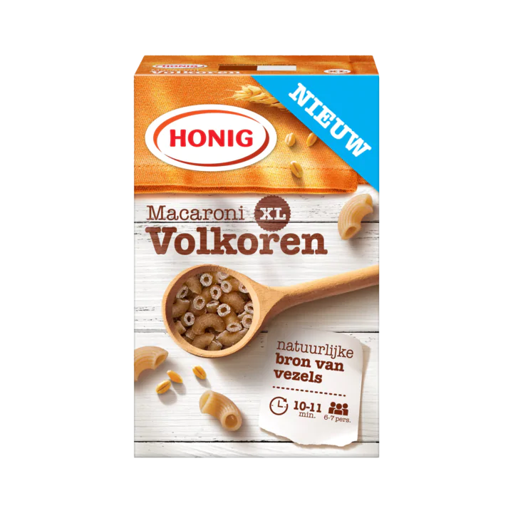 Honig Macaroni XL Volkoren