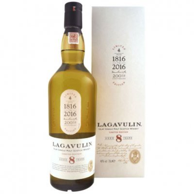 Lagavulin Islay single malt Scotch whisky 8 years