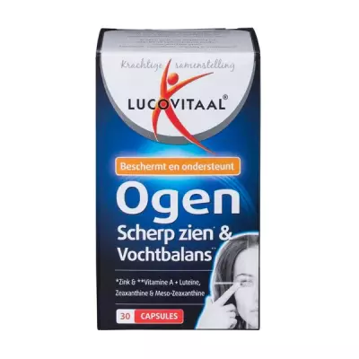 Lucovitaal Ogen, Scherp Zien & Vochtbalans Capsules