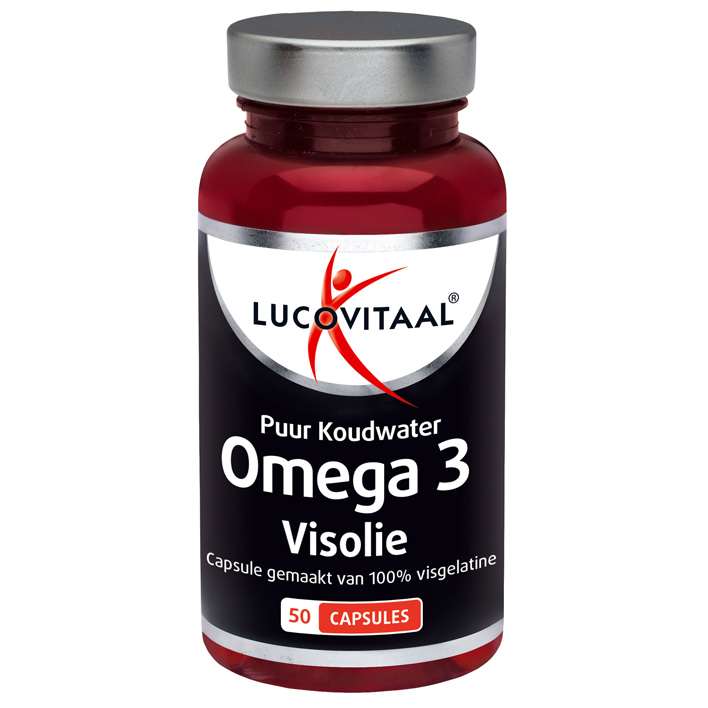 Lucovitaal Omega 3 puur koudwater visolie capsules